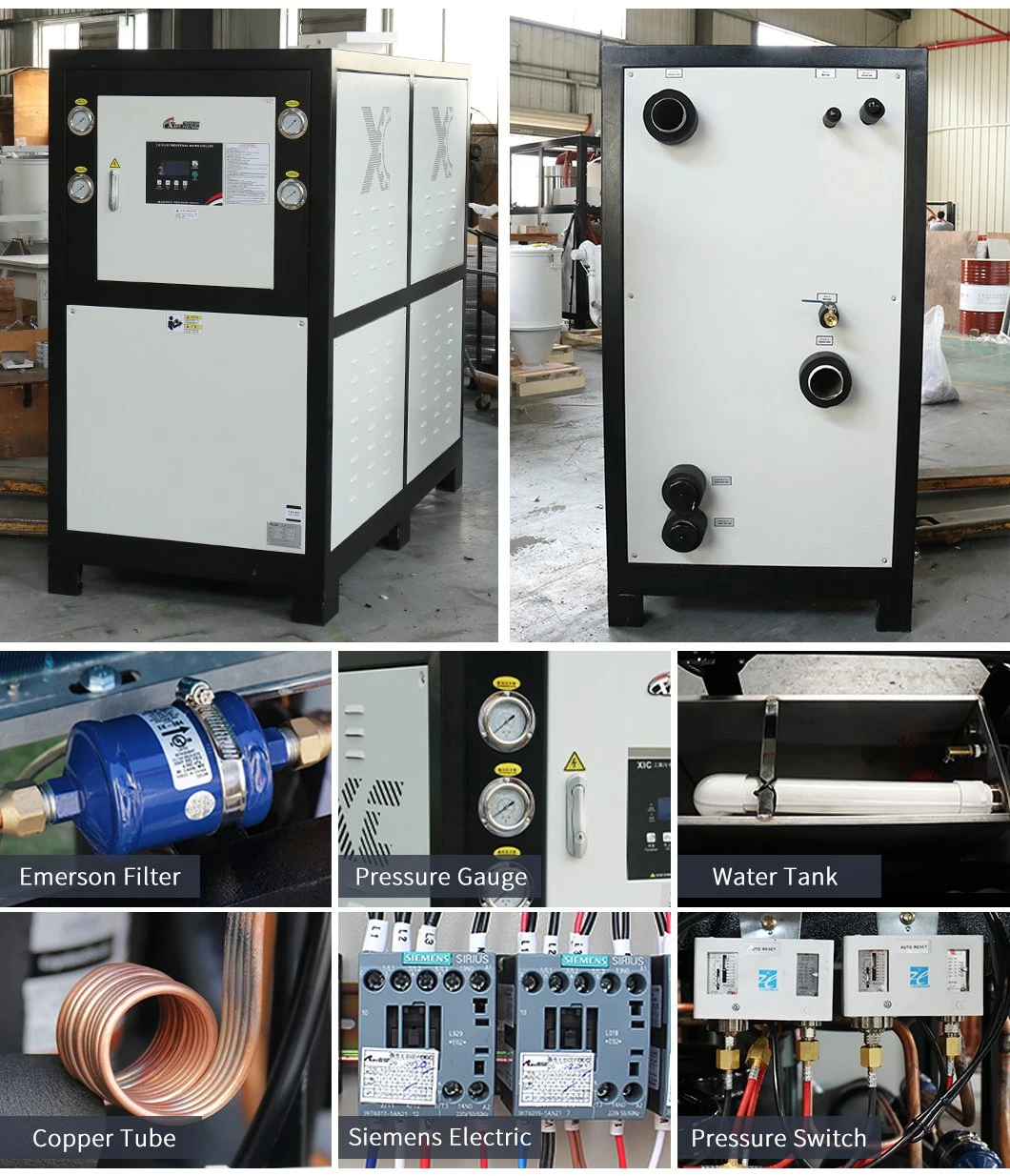 Industrial Screw Chiller Machine Cold Water Solution for The Plastic Processing Equipment