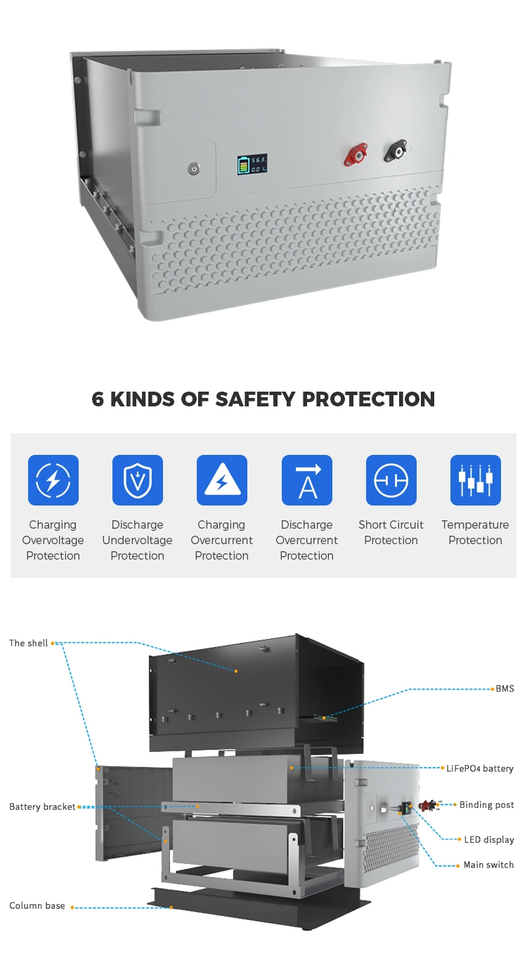 48V/300ah LiFePO4 Storing Solar Panel Energy Battery Pack for Reserve Emergency Power Electricity